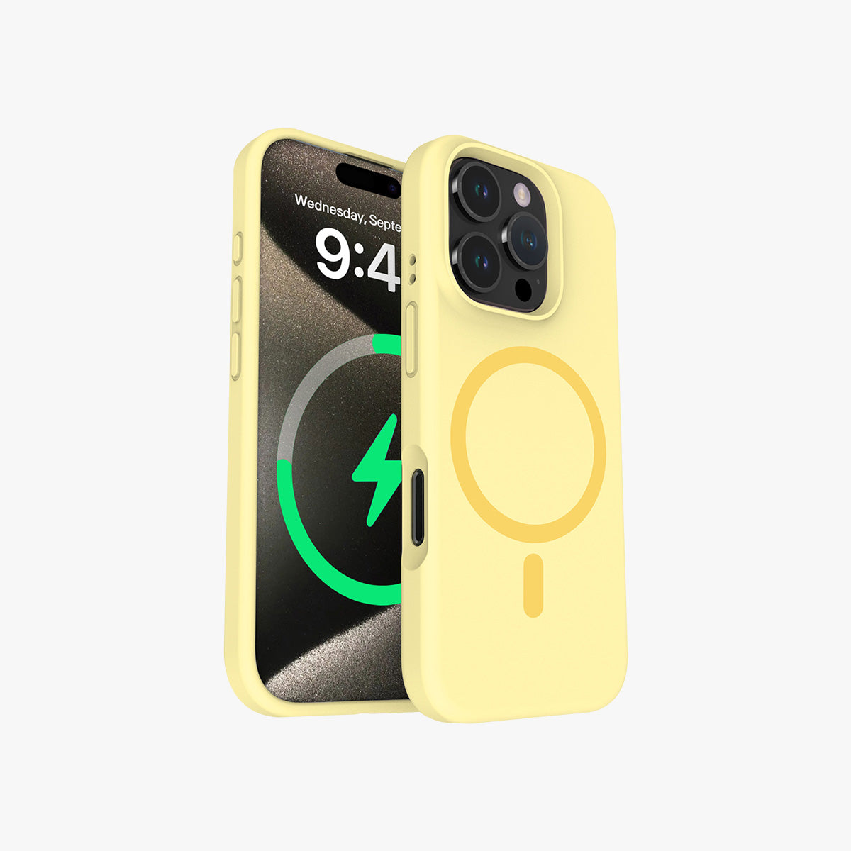 MagSafe Phone Case | Premium Magnetic Liquid Silicone Solid Color Phone Case with Large Cutouts No.6-10