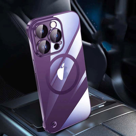Magsafe Phone Case | Purple Electroplated Hard Case