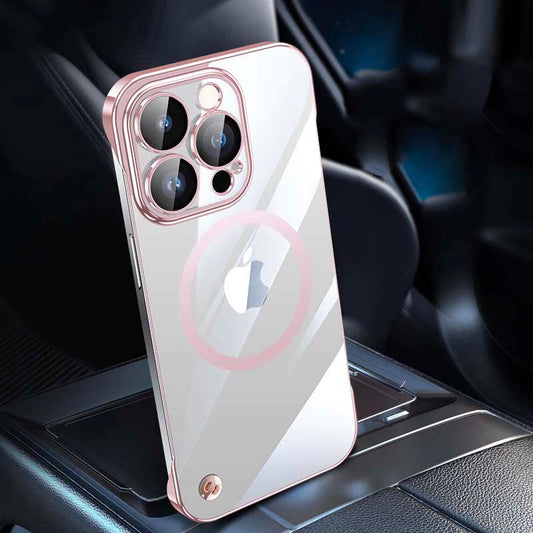 Magsafe Phone Case | Pink Electroplated Hard Case