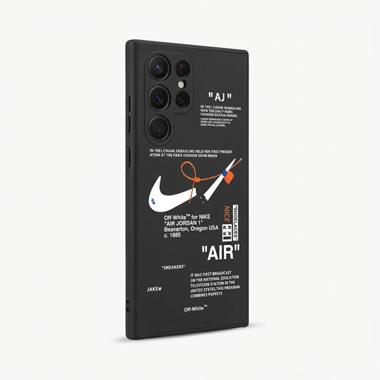 Black Streetwear Galaxy S26 Case – Industrial Deconstructed Cover