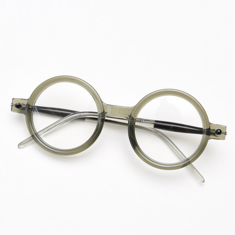 Round Optical Glasses Frame - Practicality Meets Mature Hip-Hop Style