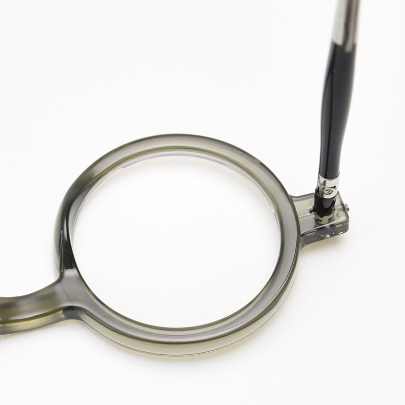 Round Optical Glasses Frame - Practicality Meets Mature Hip-Hop Style