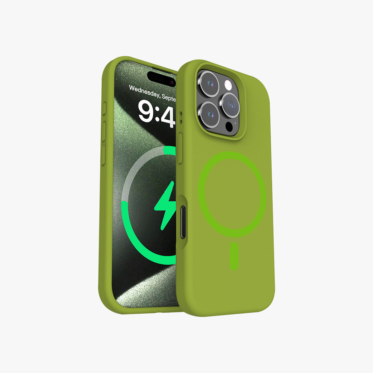 MagSafe Phone Case | Premium Magnetic Liquid Silicone Solid Color Phone Case with Large Cutouts No.1-5