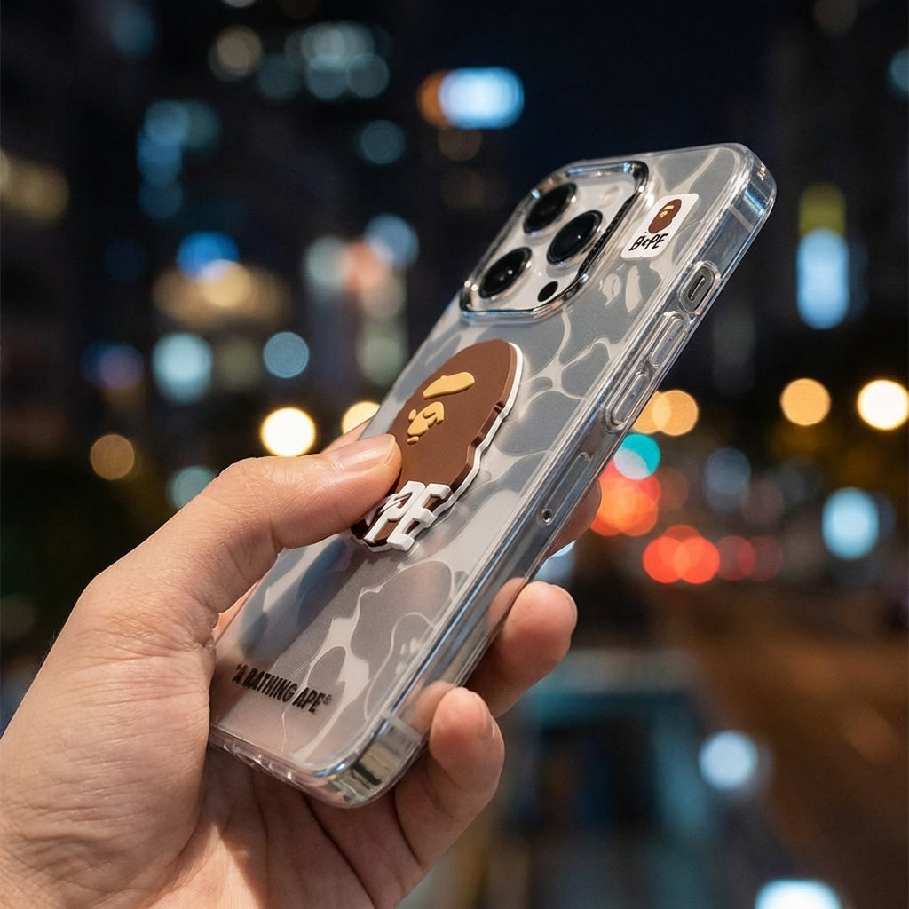 Limited iPhone Case | APE Silver Camo II