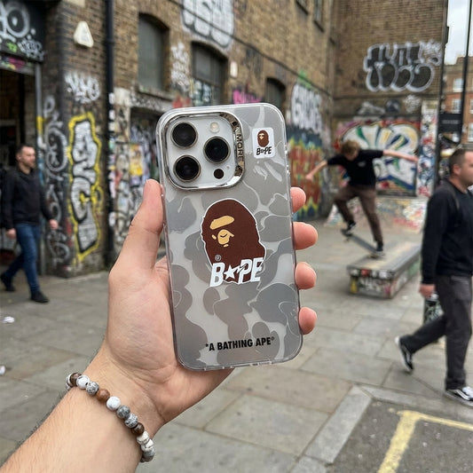 Limited iPhone Case | APE Silver Camo II