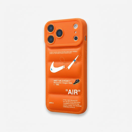 3D Orange Streetwear iPhone Case – Industrial Deconstructed Hype Design Cover