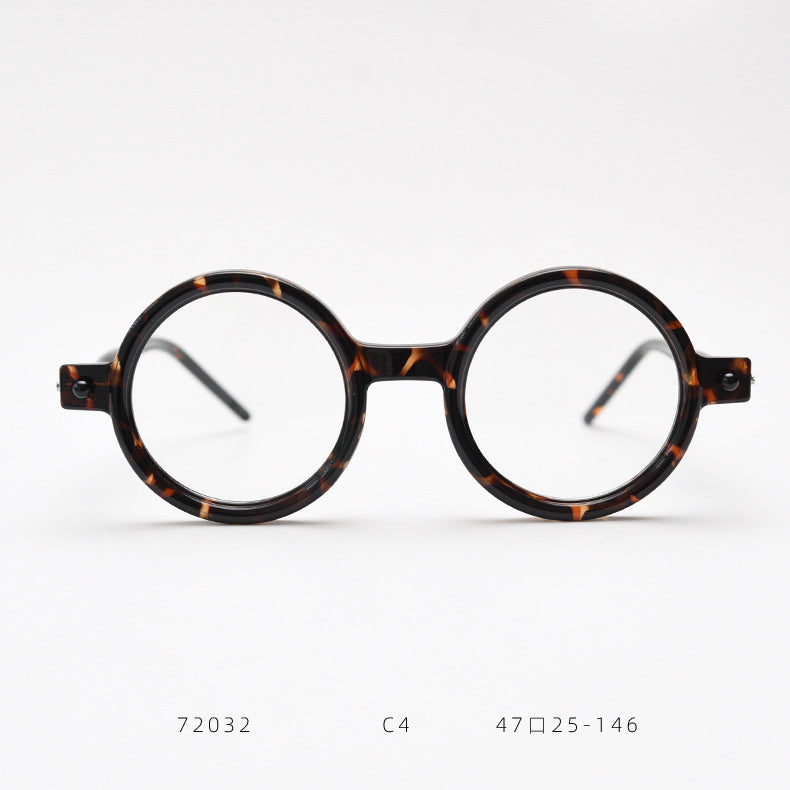 Round Optical Glasses Frame - Practicality Meets Mature Hip-Hop Style