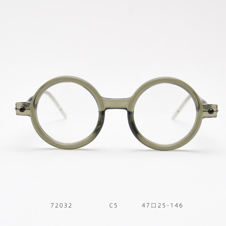 Round Optical Glasses Frame - Practicality Meets Mature Hip-Hop Style