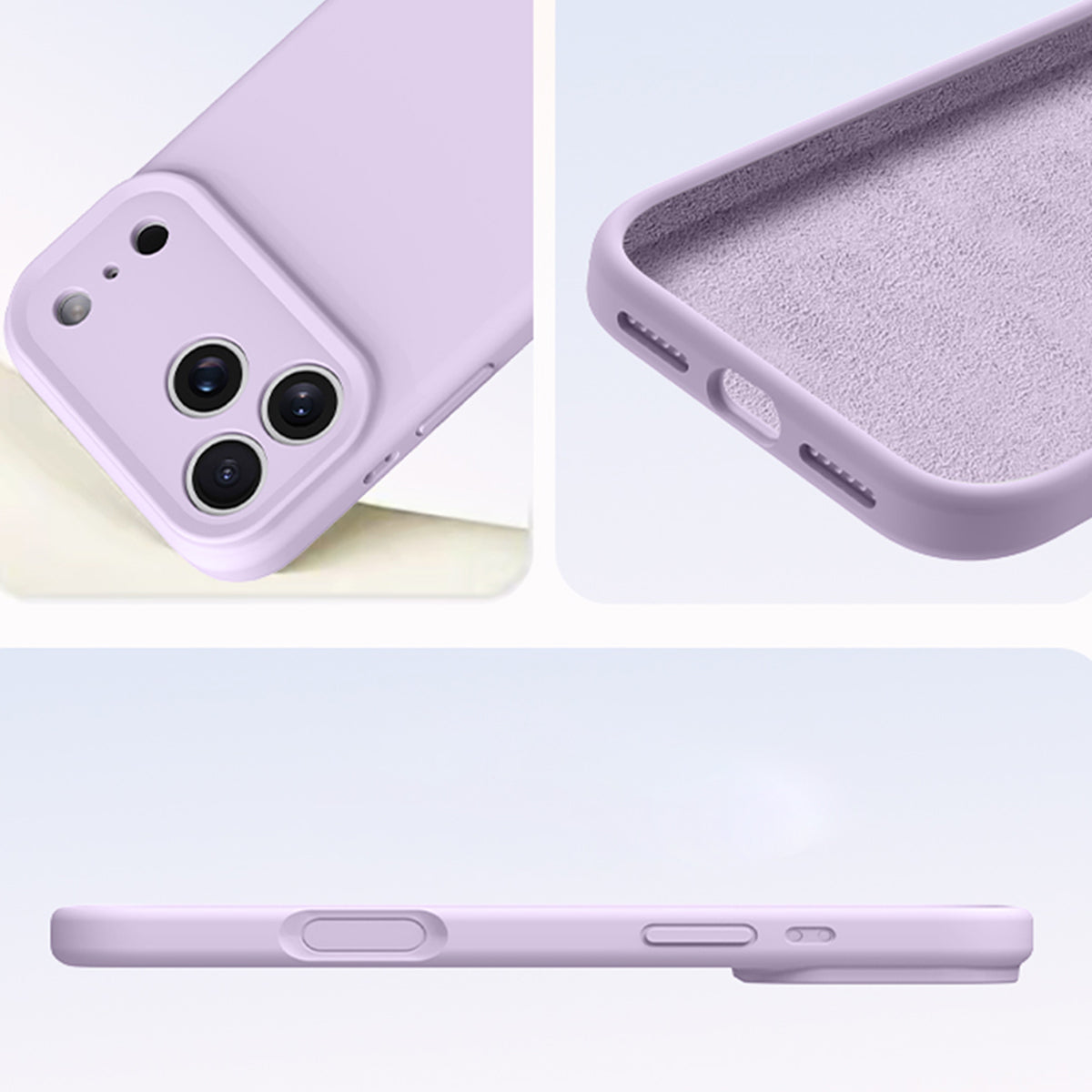Basic Phone Case | New Series Liquid Silicone Solid Color Phone Case with Precise Cutouts No.6-9