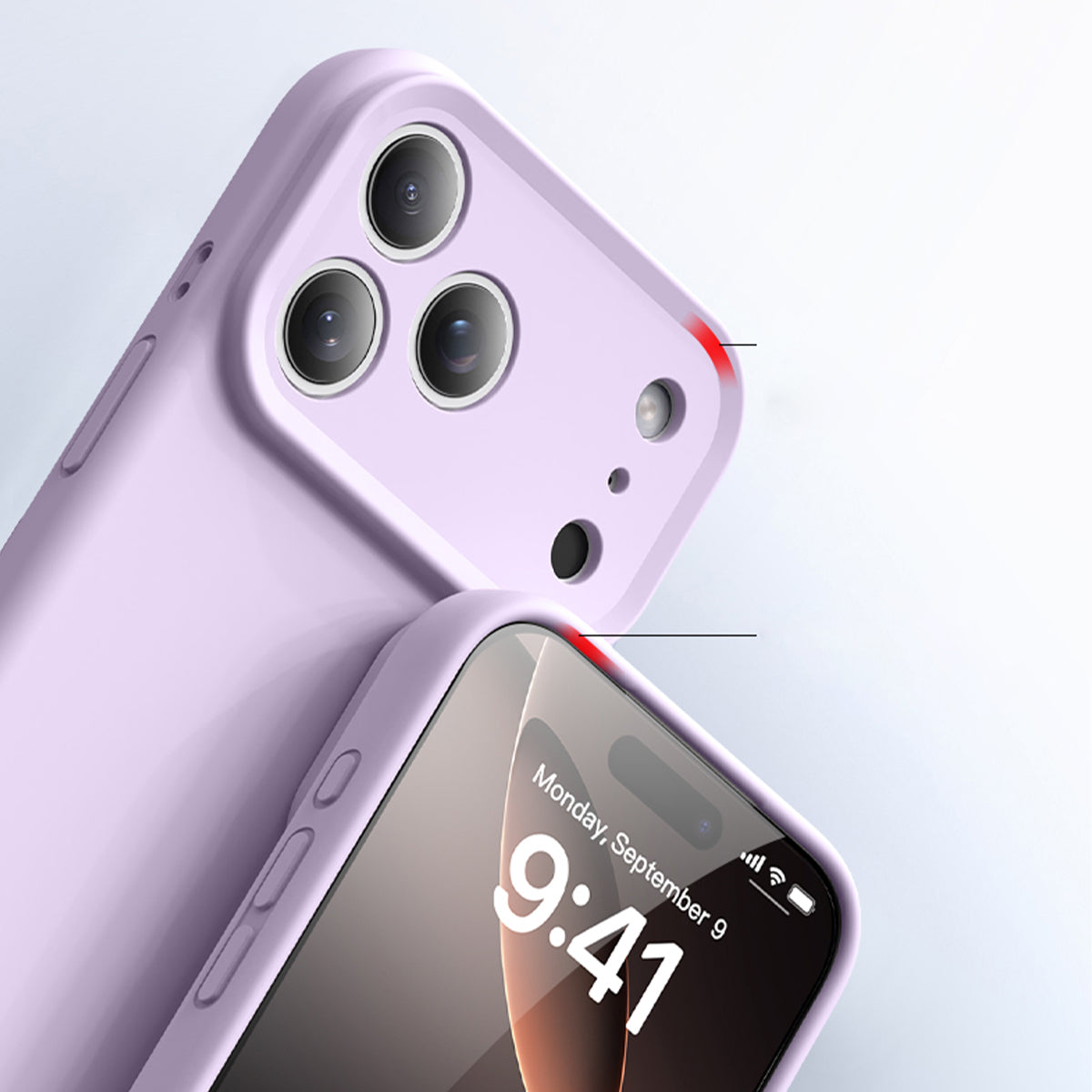 Basic Phone Case | New Series Liquid Silicone Solid Color Phone Case with Precise Cutouts No.6-9