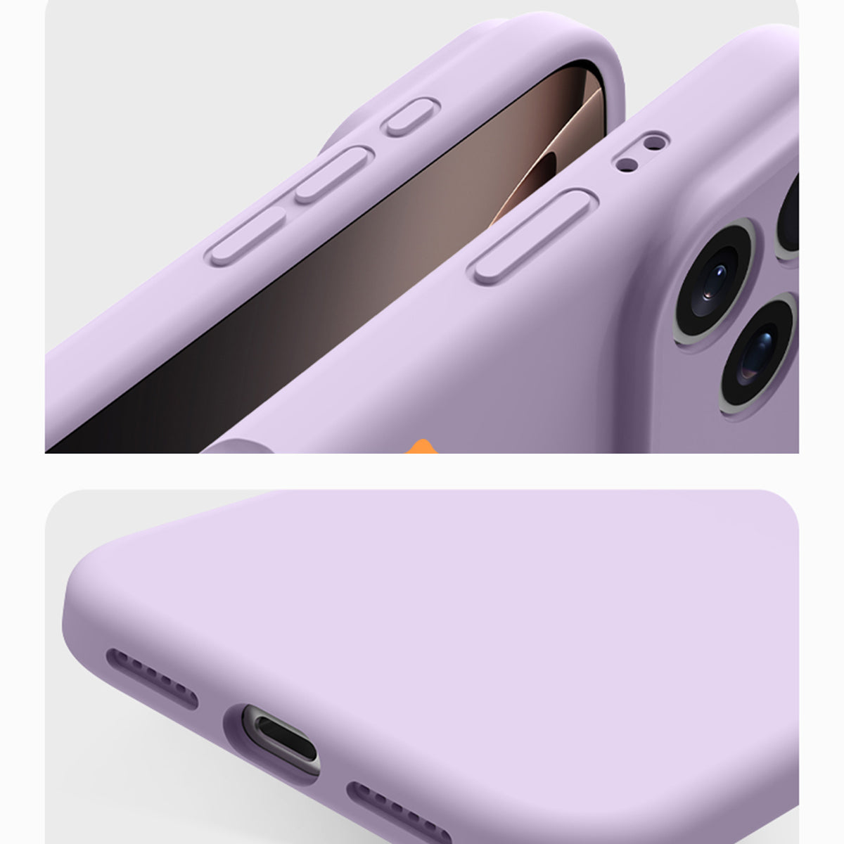 Basic Phone Case | New Series Liquid Silicone Solid Color Phone Case with Precise Cutouts No.1-5
