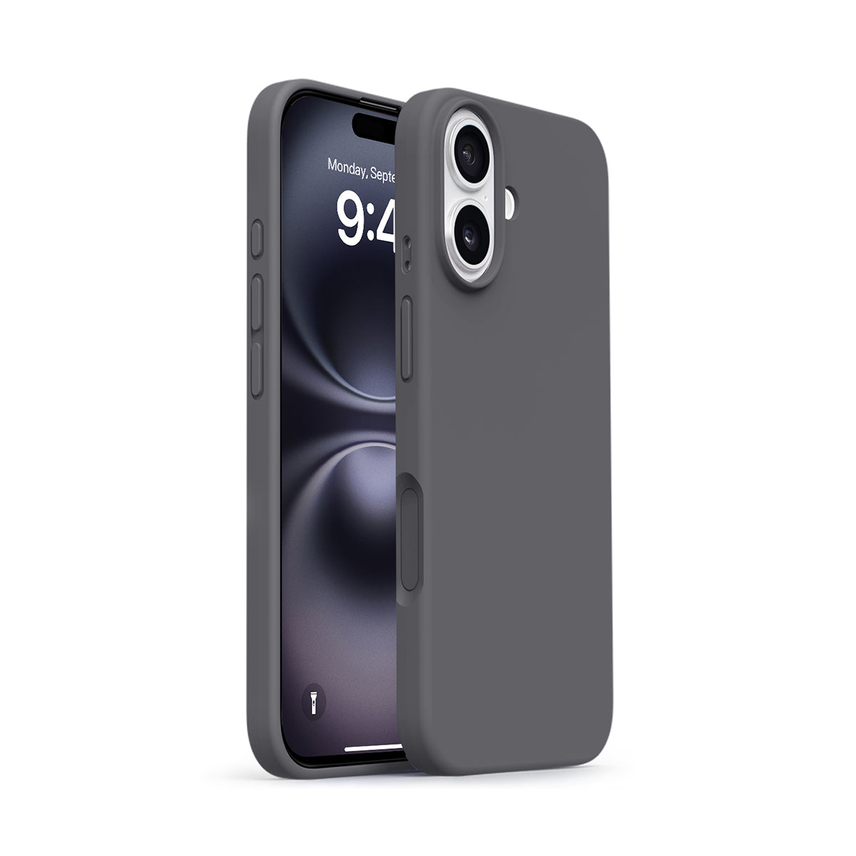 Basic Phone Case | New Series Liquid Silicone Solid Color Phone Case with Large Cutouts No.6-9