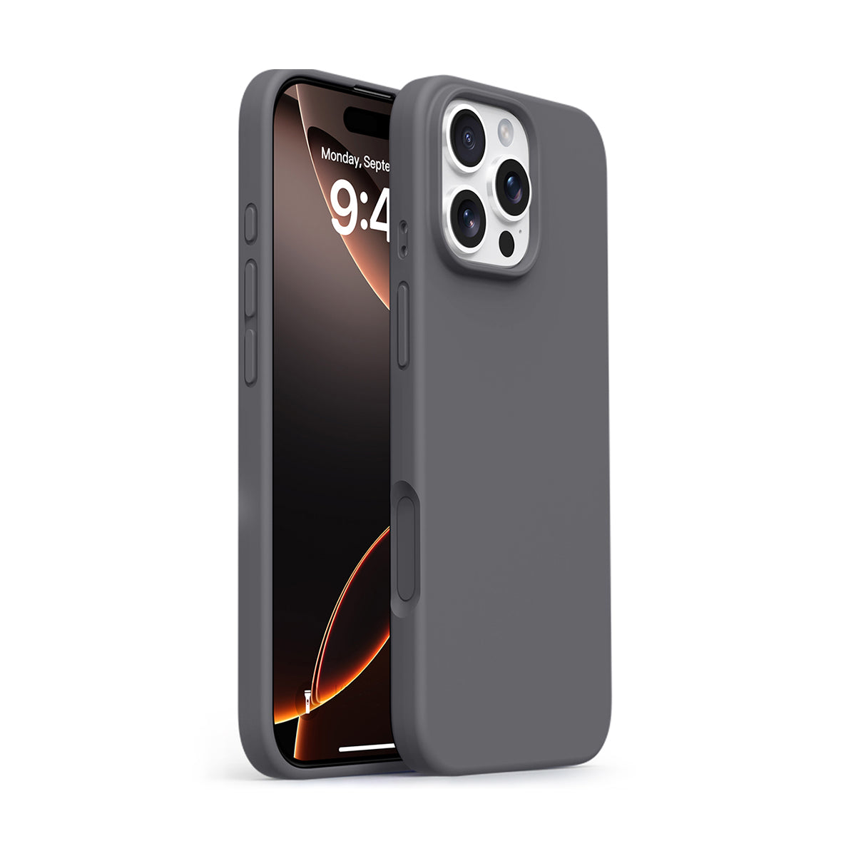 Basic Phone Case | New Series Liquid Silicone Solid Color Phone Case with Large Cutouts No.6-9