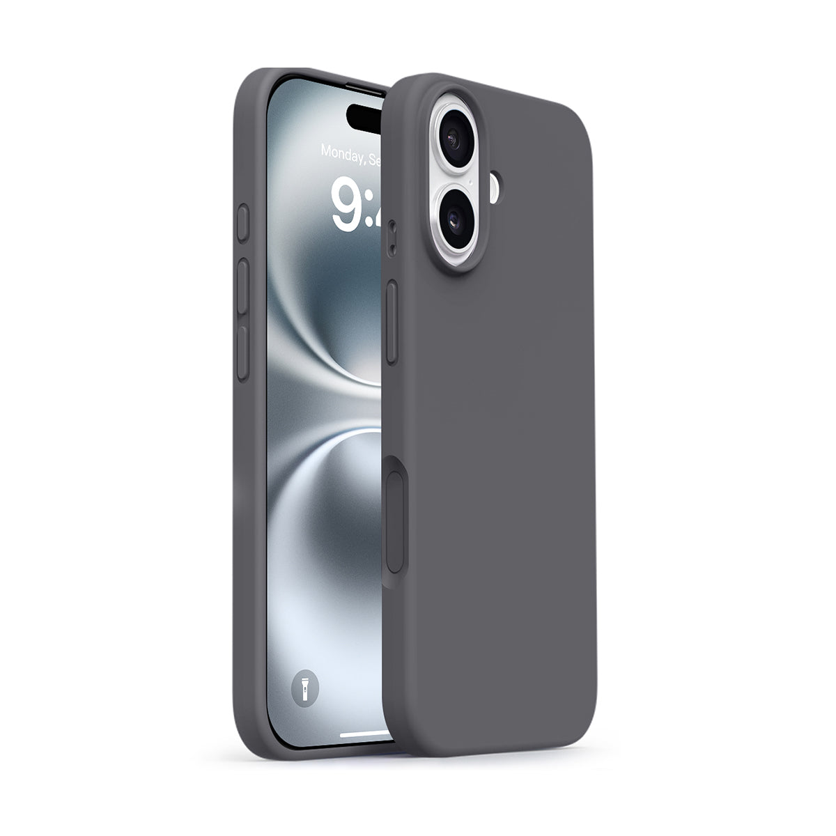 Basic Phone Case | New Series Liquid Silicone Solid Color Phone Case with Large Cutouts No.6-9