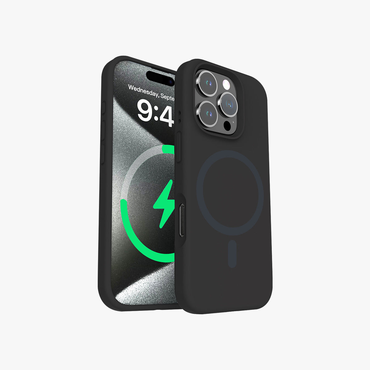 MagSafe Phone Case | Premium Magnetic Liquid Silicone Solid Color Phone Case with Large Cutouts No.1-5