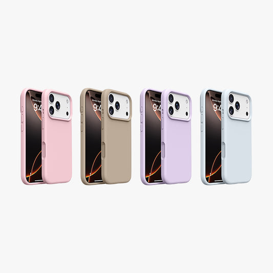 Basic Phone Case | New Series Liquid Silicone Solid Color Phone Case with Large Cutouts No.10-13