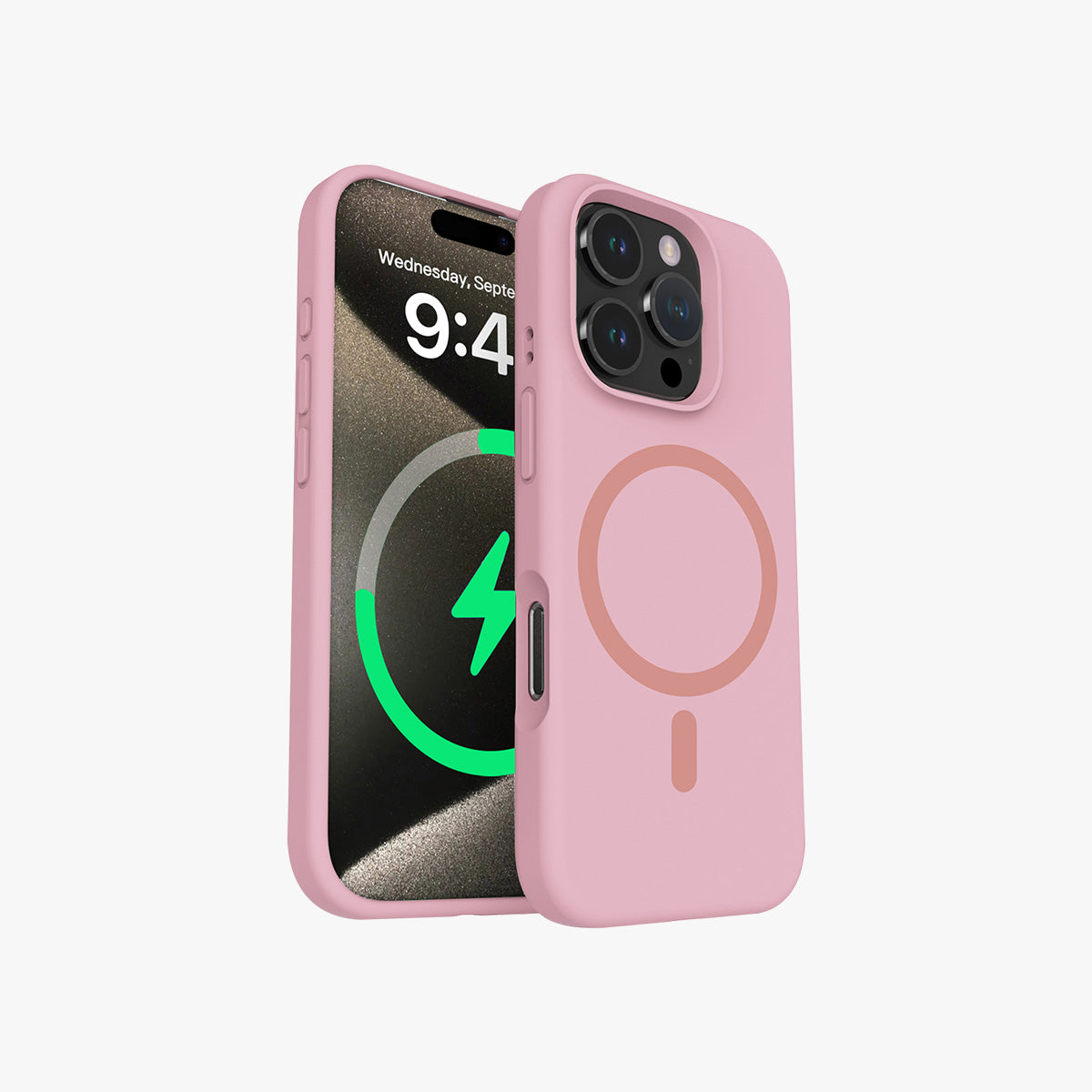 MagSafe Phone Case | Premium Magnetic Liquid Silicone Solid Color Phone Case with Large Cutouts No.6-10