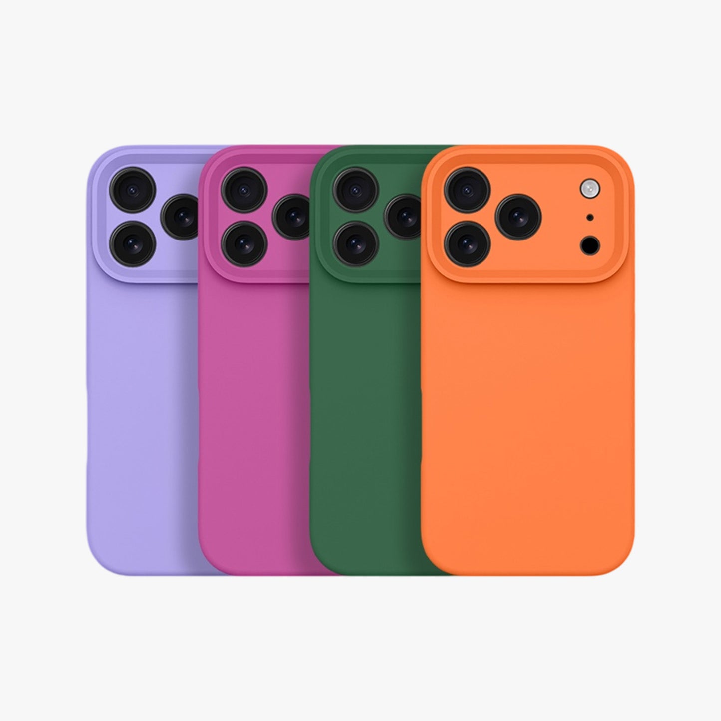 Magnetic Phone Case | Magenta Silicone Liquid Solid Color - Precise Fit