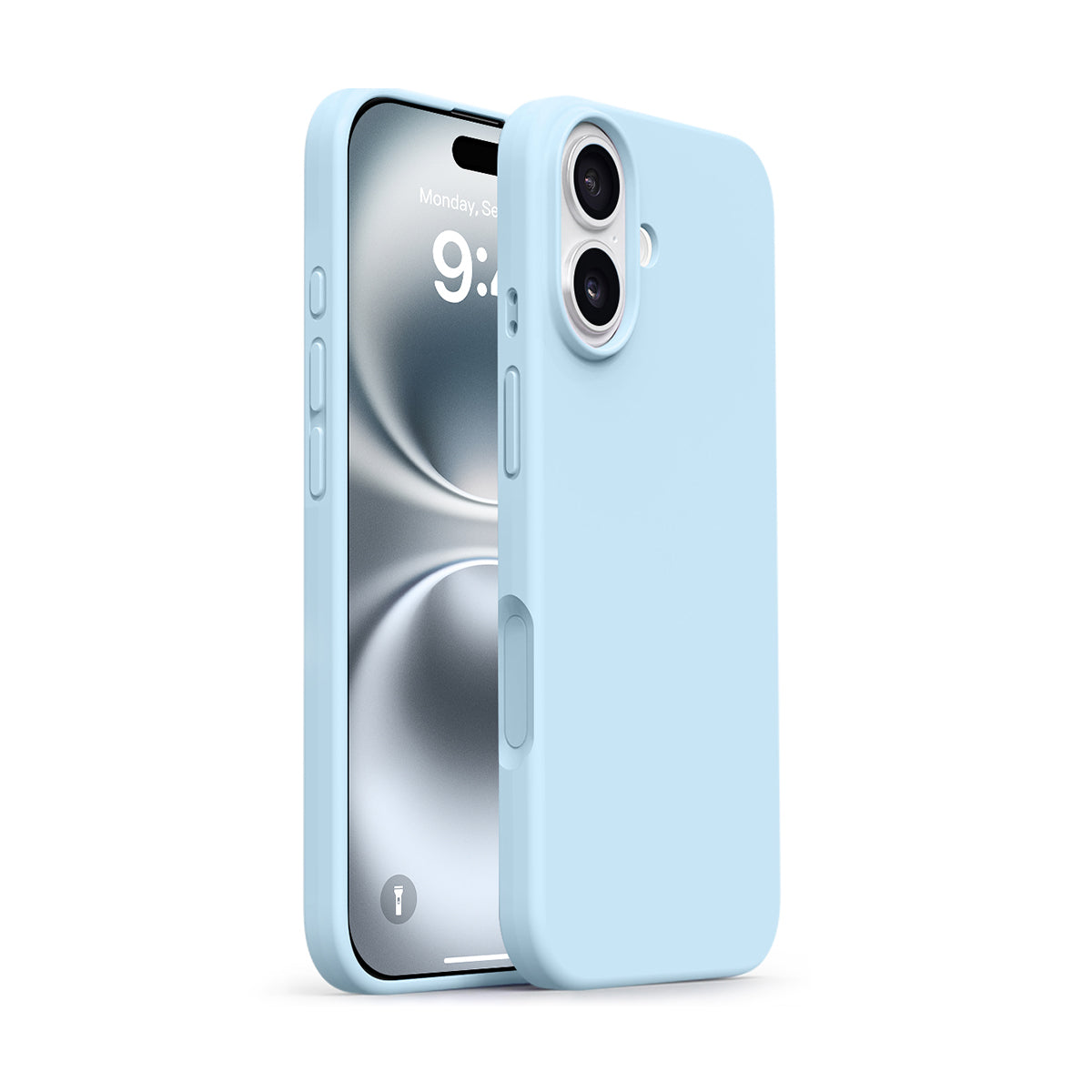 Basic Phone Case | New Series Liquid Silicone Solid Color Phone Case with Large Cutouts No.6-9