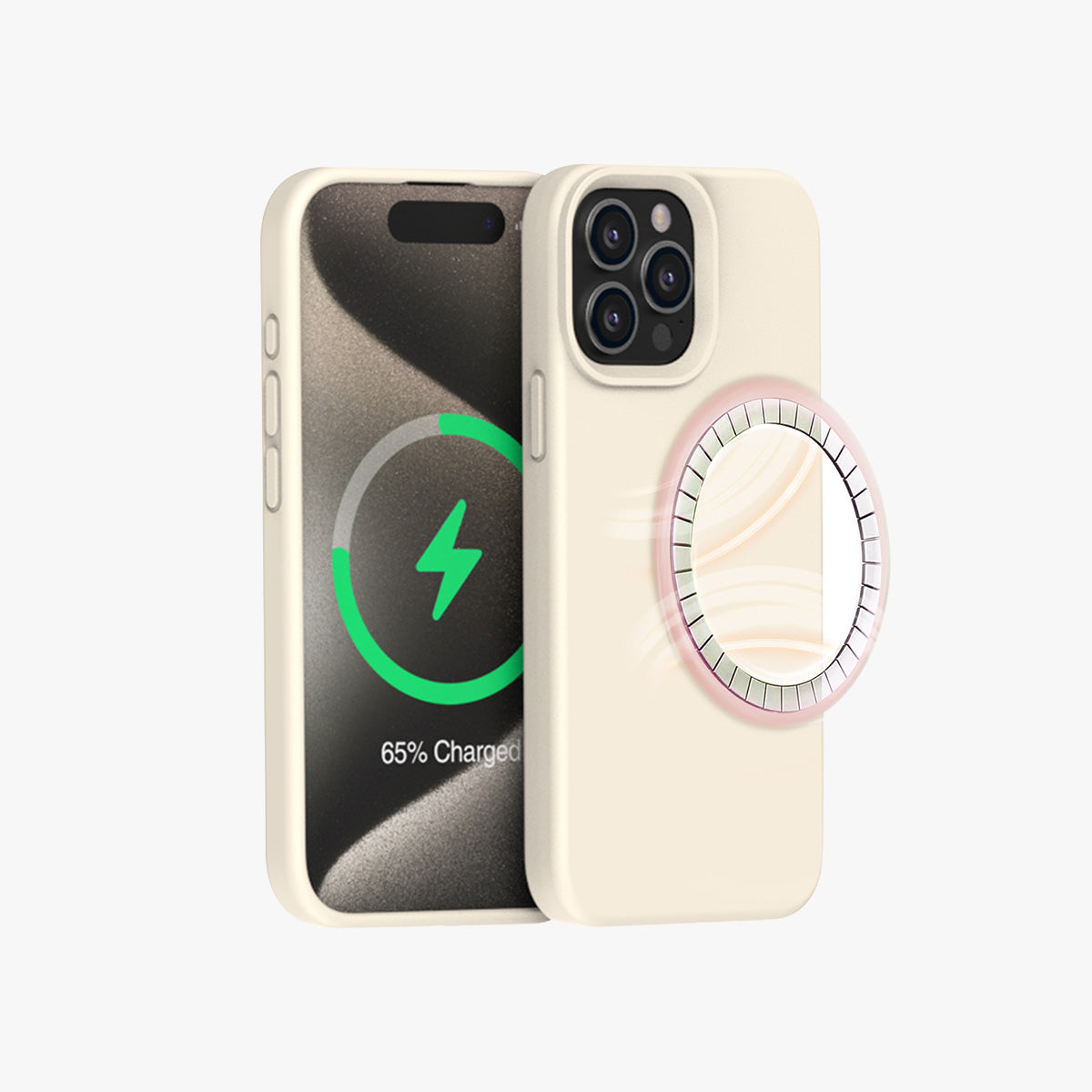 MagSafe Phone Case | New Series Liquid Silicone Solid Color Phone Case with Large Cutouts No.9-12