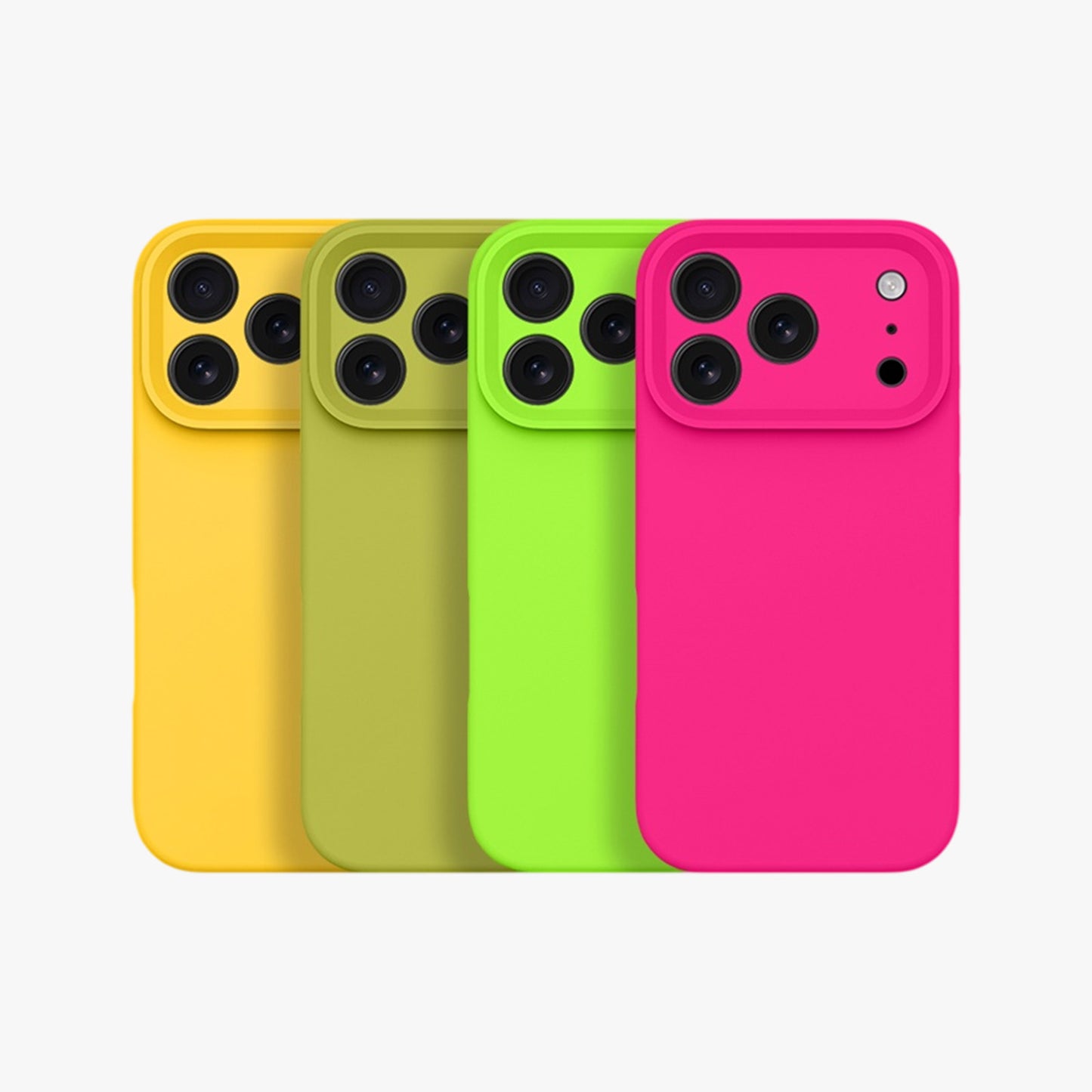 Magnetic Phone Case | Sunflower Yellow Silicone Liquid Solid Color - Precise Fit