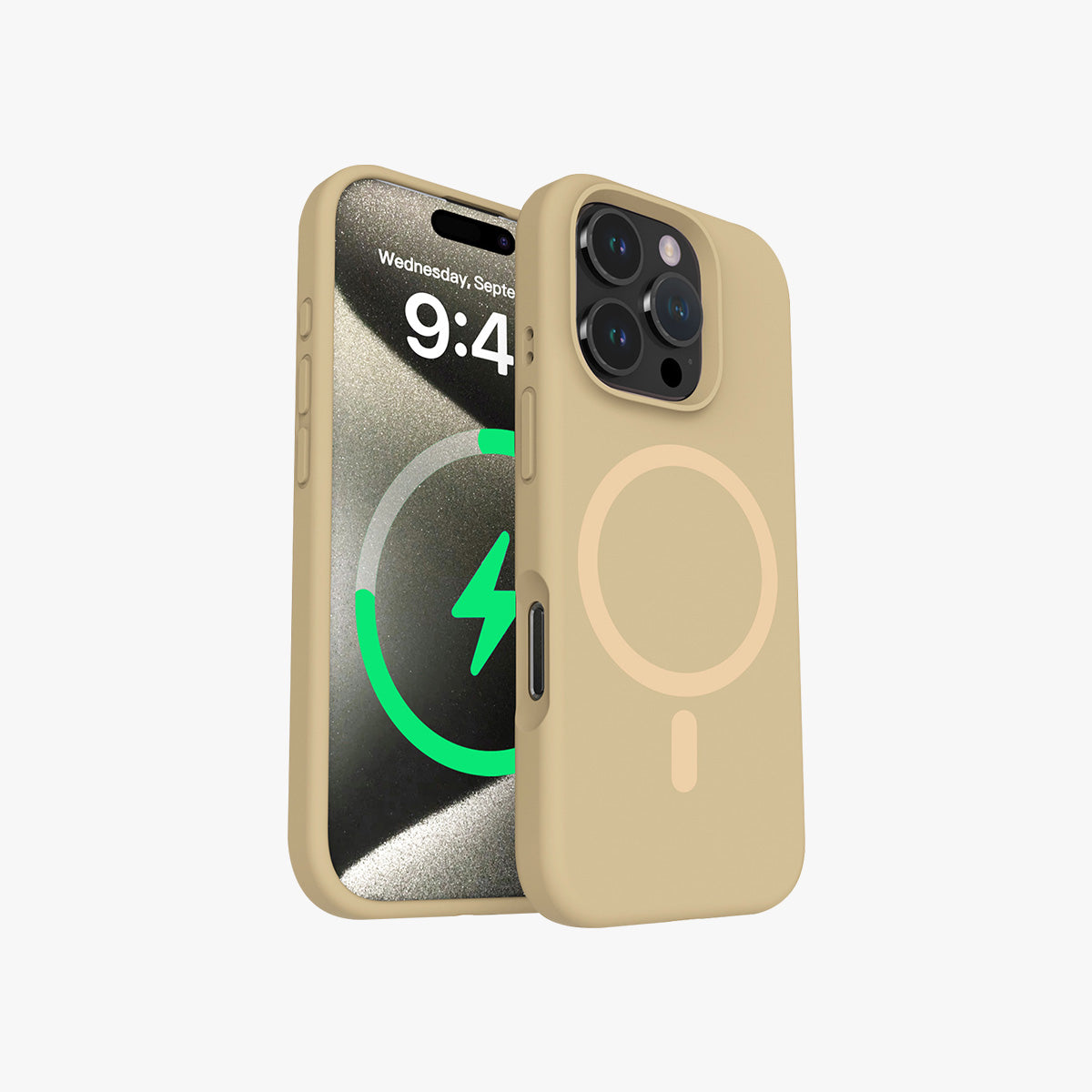MagSafe Phone Case | Premium Magnetic Liquid Silicone Solid Color Phone Case with Large Cutouts No.6-10