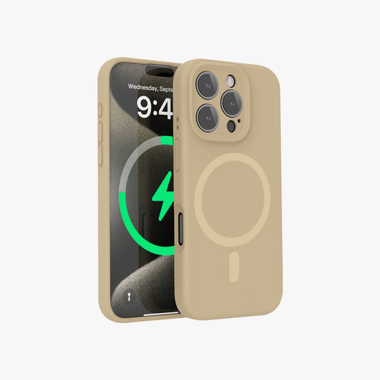 MagSafe Phone Case | Premium Magnetic Liquid Silicone Solid Color Phone Case with Precise Cutouts No.6-10