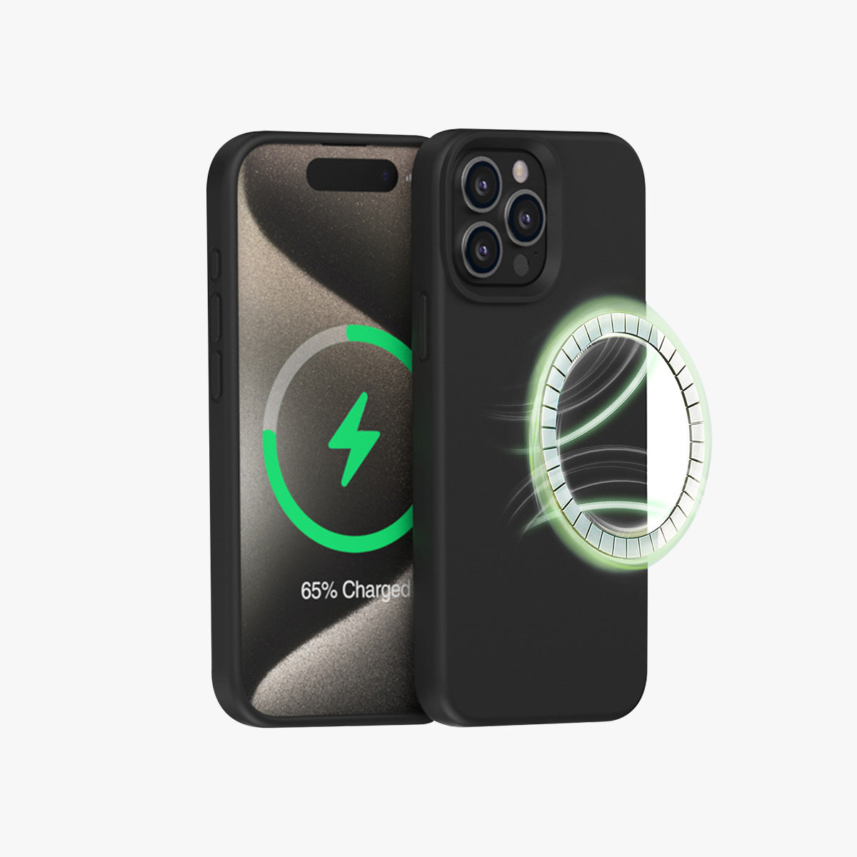 MagSafe Phone Case | New Series Liquid Silicone Solid Color Phone Case with Large Cutouts No.1-4