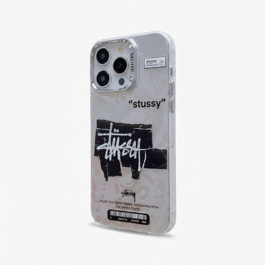 ST Label iPhone Case – Minimal Industrial Tag Streetwear Cover