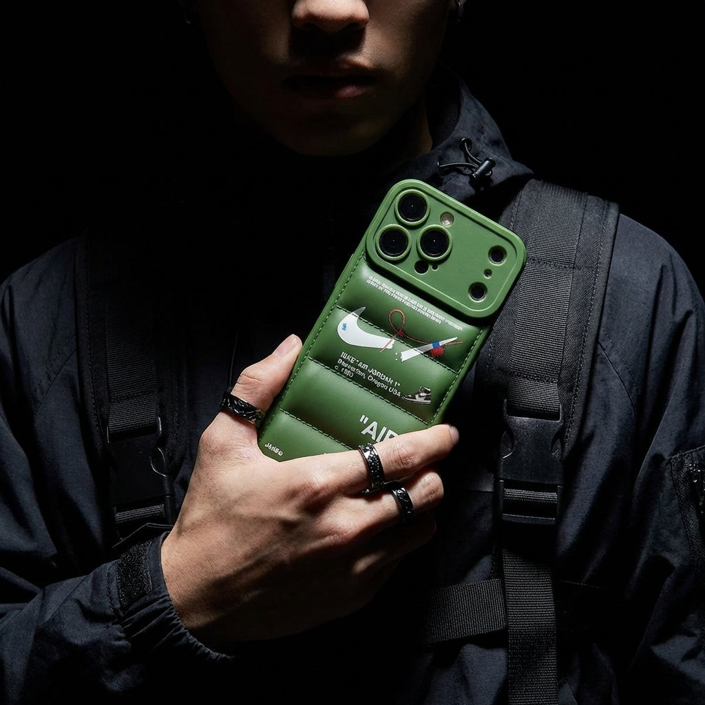 Nike x Off White inspired 3D Lake Green - Hypebeast Case