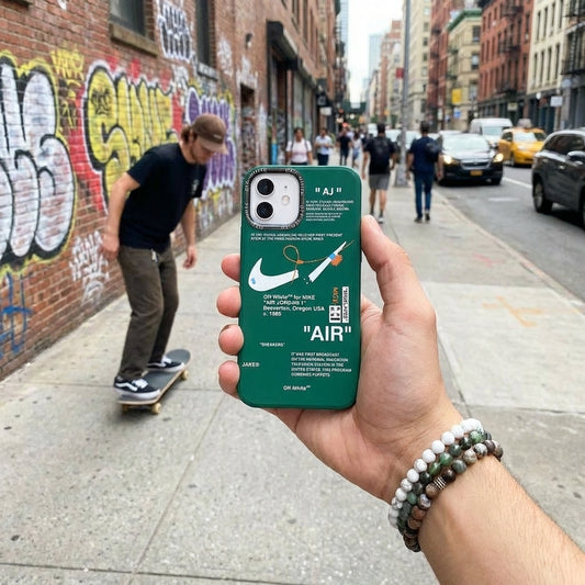 Green Industrial Streetwear iPhone Case – Deconstructed Design Hype Style Cover