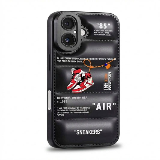 Nike x Off White Inspired 3D Black iPhone Case – Hypebeast Style (Red)