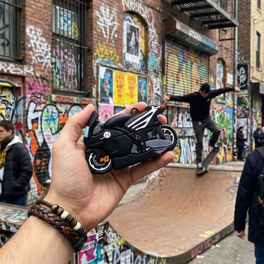 Motorcycle AirPods Case – Trendy Streetwear Protective Cover (Limited Edition)