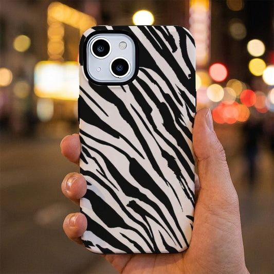 Hybrid Phone Case MagSafe Compatible - Zebra Pattern