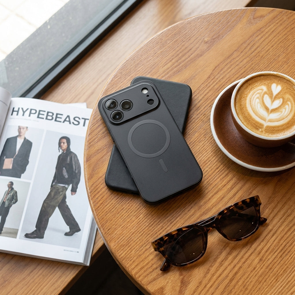 Metal Frame Phone Case MagSafe - Midnight Black