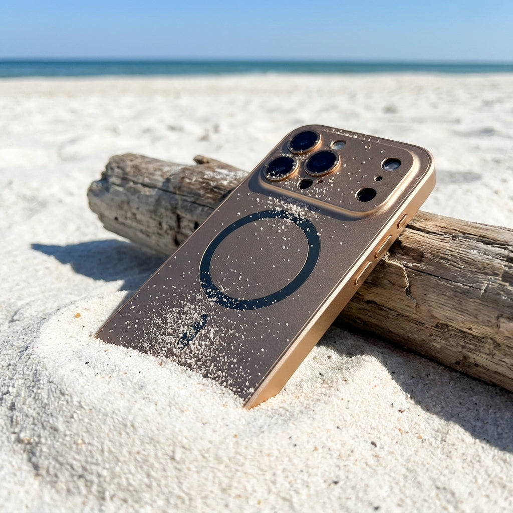 Metal Frame Phone Case MagSafe - Desert Gold