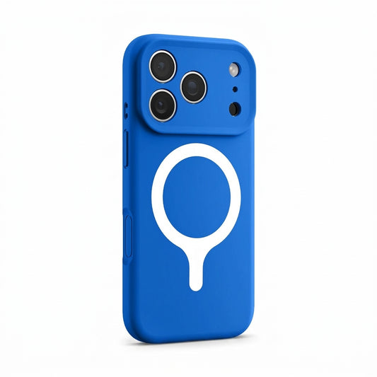 MagSafe Silicone Phone Case Precise Fit - Mediterranean Blue