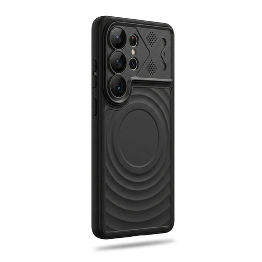 Ripple Magnetic Phone Case for Galaxy S - Premium Black