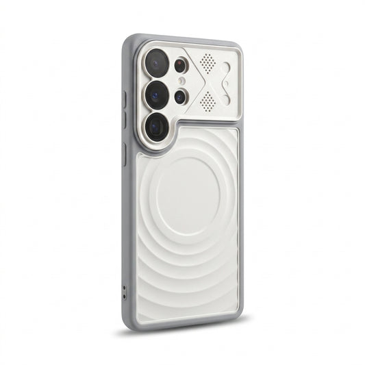 Ripple Magnetic Phone Case for Galaxy S - Premium White