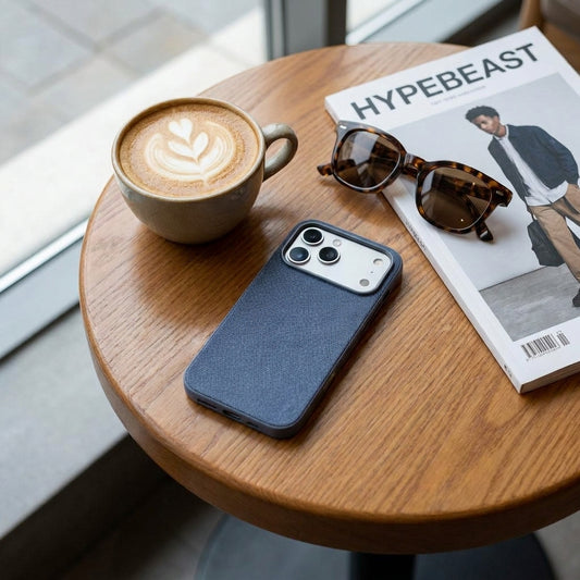 Magnetic Phone Case | Technol logy fasbric Case - Blue