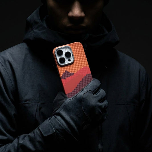 Magnetic Phone Case | Carbon Fiber Case with Kevlar Weave – Orange Mountain Peak