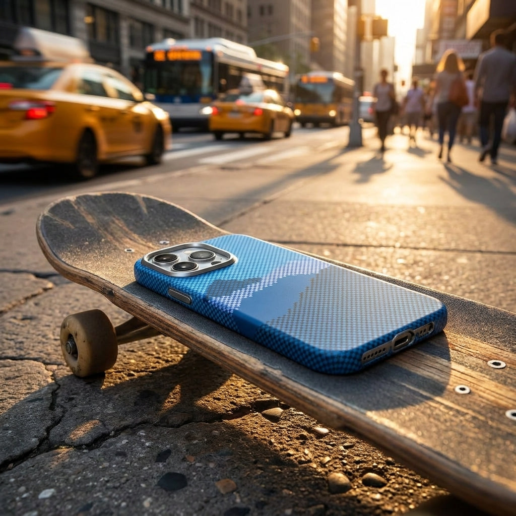 Magnetic Phone Case | Carbon Fiber Case with Kevlar Weave – Blue Mountain Peak