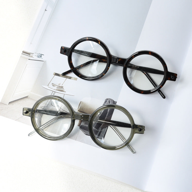 Round Optical Glasses Frame - Practicality Meets Mature Hip-Hop Style