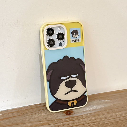 Limited iPhone Case | Don't Mess with Me Black Puppy
