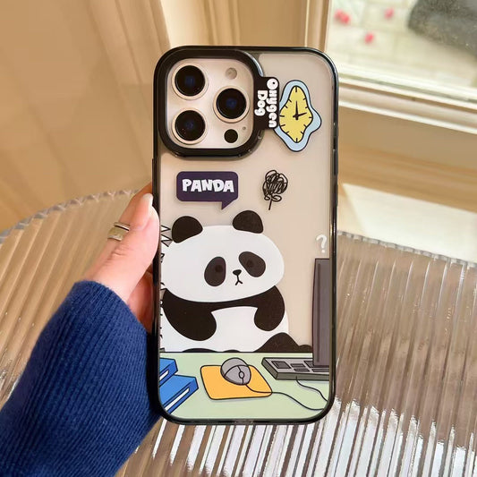 Limited iPhone Case | Lazy Panda at Work