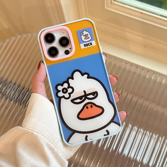 Limited iPhone Case | Don't Mess with Me White Duck
