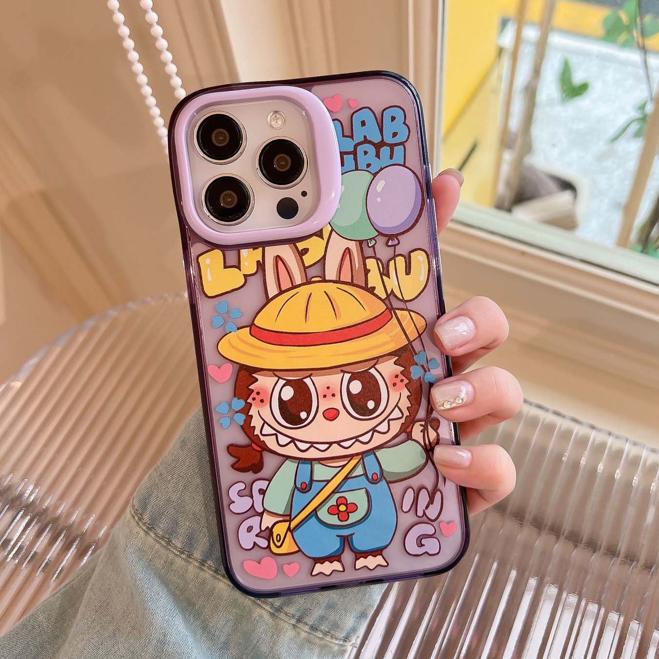 Transparent Phone Case | Labubu x OP Luffy