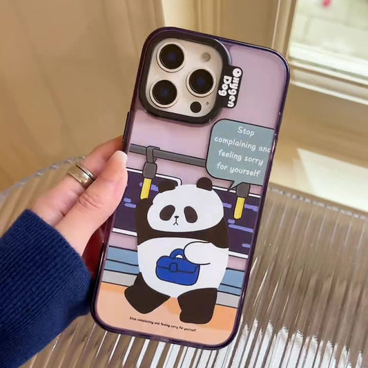 Limited iPhone Case | Panda on the Subway