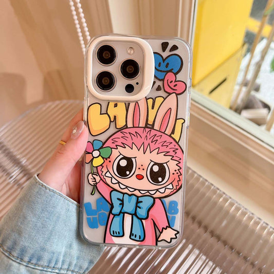 Transparent Phone Case | Labubu x A Flower for You