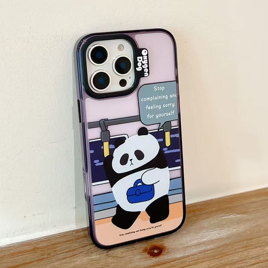 Limited iPhone Case | Panda on the Subway